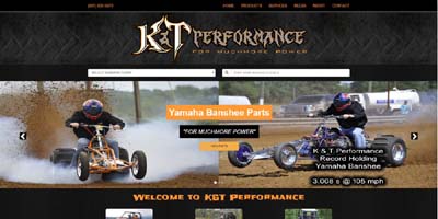 K&T Performance Ecommerce Website Design
